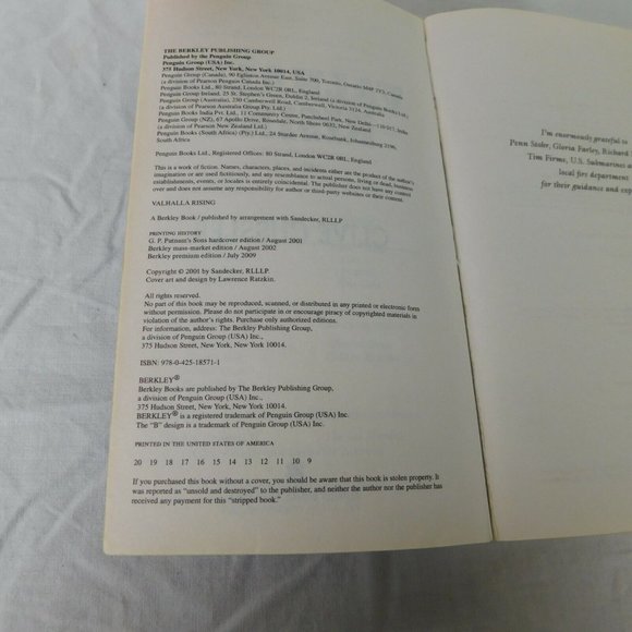 Lot of 3 Clive Cussler Dirk Pit PB Valhalla Rising Havana Storm Pacific Vortex - Picture 4 of 8